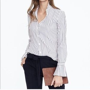 [NWT] Blue & White Striped Button Down